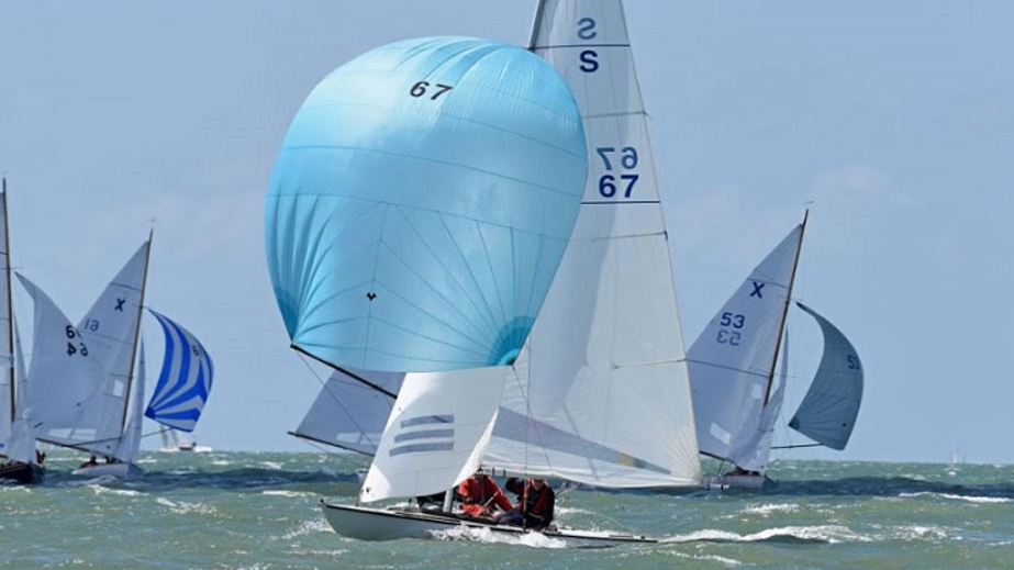 A group of boats part of the swallow national class