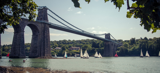 Boats on the Menai Straights