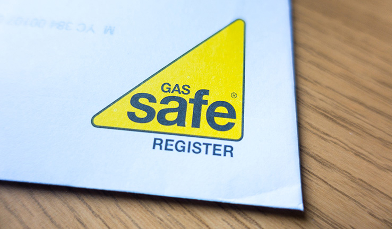 image of a letter from the gas safe register