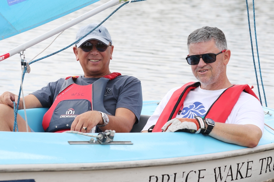 wide shot of members of the sailability Alzheimers society 