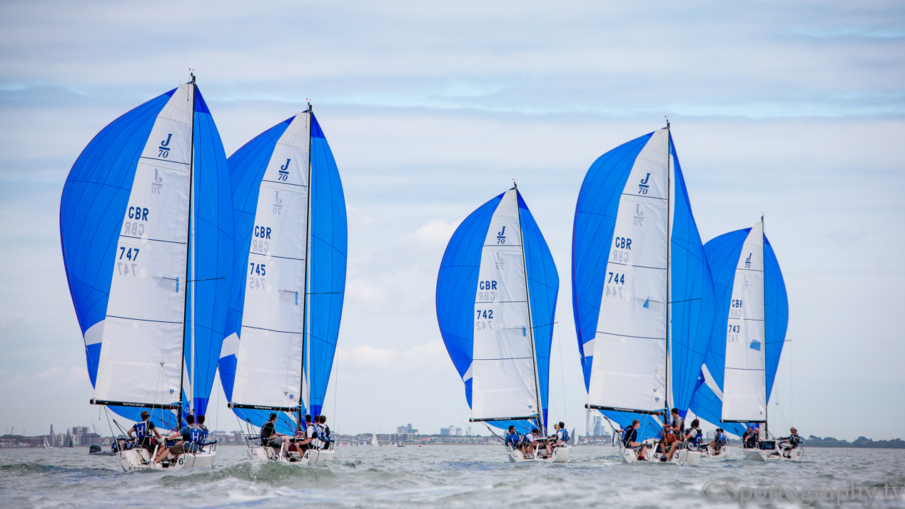 J70s Racing Downwind